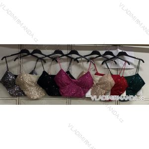 Damen-Sommer-Langarm-Top (S / M ONE SIZE) ITALIAN FASHION IMC22336