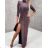 Damen Elegantes Kurzes Langarmkleid (S / M ONE SIZE) ITALIAN FASHION IMWC217235