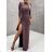Damen Elegantes Kurzes Langarmkleid (S / M ONE SIZE) ITALIAN FASHION IMWC217235