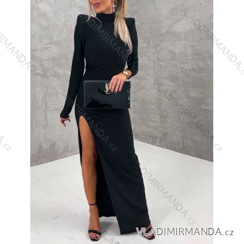 Damen Elegantes Kurzes Langarmkleid (S / M ONE SIZE) ITALIAN FASHION IMWC217235