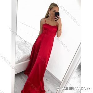 Langes, elegantes, trägerloses Sommerkleid für Damen (Einheitsgröße S/M) ITALIAN FASHION IMPBB23B23687