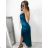 Elegantes Damen-Abendkleid mit Trägern (S/M ONE SIZE) ITALIAN FASHION IM322MONICA rot L/XL