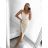 Elegantes Damen-Abendkleid mit Trägern (S/M ONE SIZE) ITALIAN FASHION IM322MONICA rot L/XL