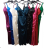 Elegantes Damen-Abendkleid mit Trägern (S/M ONE SIZE) ITALIAN FASHION IM322MONICA rot L/XL