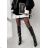 Lange gestreifte Leggings für Damen (Einheitsgröße S/M) ITALIAN FASHION IMM23M82310