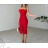 Elegantes ärmelloses Damenkleid aus Samt (S/M EINHEITSGRÖSSE) ITALIAN FASHION IMPMD2331459