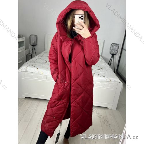 Beschichten Sie Winterpark mit Pelzfrauen (sml-xl) FASHION ITALY IM917S-100