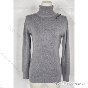 Langarm-Rollkragenpullover für Damen (S/M EINHEITSGRÖSSE) ITALIAN FASHION IMPBB23Z5010