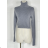 Langärmliger Rollkragenpullover für Damen (S/M EINHEITSGRÖSSE) ITALIAN FASHION IMPBB23Z5016