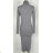 Elegantes Damenkleid mit langen Ärmeln (S/M EINHEITSGRÖSSE) ITALIAN FASHION IMPBB23B20866