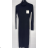 Elegantes Damenkleid mit langen Ärmeln (S/M EINHEITSGRÖSSE) ITALIAN FASHION IMPBB23B20866