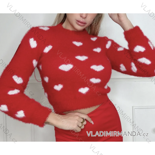 Damen-Langarmpullover (S/M EINHEITSGRÖSSE) ITALIAN FASHION IMPBB23Y23039