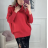 Langarm-Rollkragenpullover für Damen (S/M EINHEITSGRÖSSE) ITALIAN FASHION IMPBB23Z1176
