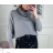 Langarm-Rollkragenpullover für Damen (S/M EINHEITSGRÖSSE) ITALIAN FASHION IMPBB23Z1176