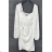 Elegantes Damenkleid mit langen Ärmeln (S/M EINHEITSGRÖSSE) ITALIAN FASHION IMPBB23B20866