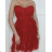 Kurzes, elegantes, ärmelloses Damenkleid „Carmen“ (S/M EINHEITSGRÖSSE) ITALIAN FASHION IMPBB24A11549