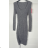 Elegantes Damenkleid mit langen Ärmeln (S/M EINHEITSGRÖSSE) ITALIAN FASHION IMPBB23B20866