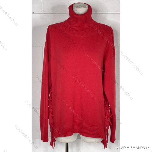 Langärmliger Rollkragenpullover für Damen (S/M EINHEITSGRÖSSE) ITALIAN FASHION IMPBB23Z8073