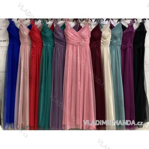 Kleid klassische Kurzarm Frauen (Uni S / M) ITALIAN FASHION IMC20203