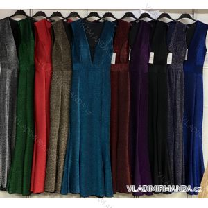 Kleid klassische Kurzarm Frauen (Uni S / M) ITALIAN FASHION IMC20203