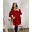 Übergroßes Kleid mit langen Ärmeln für Damen in Übergröße (XL/2XL/3XL, EINHEITSGRÖSSE) ITALIAN FASHION IMC23024