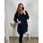 Übergroßes Kleid mit langen Ärmeln für Damen in Übergröße (XL/2XL/3XL, EINHEITSGRÖSSE) ITALIAN FASHION IMC23024 2XL/3XL rot