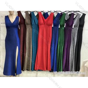 Kleid klassische Kurzarm Frauen (Uni S / M) ITALIAN FASHION IMC20203