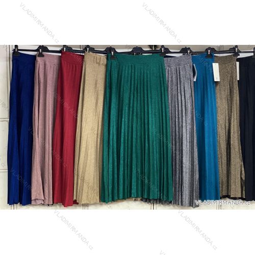 Langer Glitzerrock für Damen (Einheitsgröße S/M) ITALIAN FASHION IMC23518