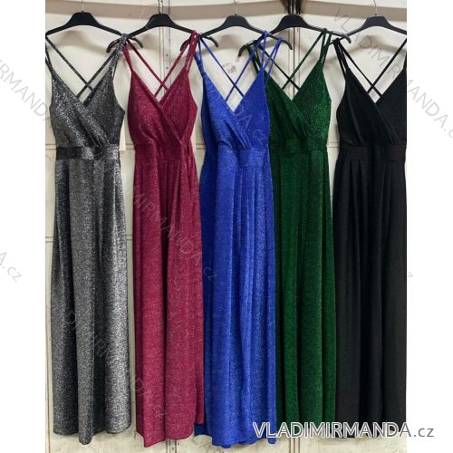 Kleid klassische Kurzarm Frauen (Uni S / M) ITALIAN FASHION IMC20203