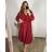Kleid Oversize Kurzarm Damen (4XL/5XL ONE SIZE) ITALSKÁ MÓDA IM422FLUFF