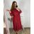 Kleid Oversize Kurzarm Damen (4XL/5XL ONE SIZE) ITALSKÁ MÓDA IM422FLUFF