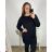 Kleid Oversize Kurzarm Damen (4XL/5XL ONE SIZE) ITALSKÁ MÓDA IM422FLUFF