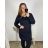 Kleid Oversize Kurzarm Damen (4XL/5XL ONE SIZE) ITALSKÁ MÓDA IM422FLUFF