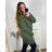 Kleid Oversize Kurzarm Damen (4XL/5XL ONE SIZE) ITALSKÁ MÓDA IM422FLUFF 2XL/3XL Smaragd
