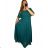Šaty plesové dlouhé elegantní společenské krátký rukáv dámské nadrozměr (XL/2XL ONE SIZE) ITALSKÁ MÓDA IMM22PL80658 XL/2XL königsblau