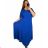 Šaty plesové dlouhé elegantní společenské krátký rukáv dámské nadrozměr (XL/2XL ONE SIZE) ITALSKÁ MÓDA IMM22PL80658 XL/2XL königsblau
