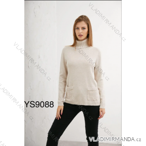 Gestreifter Langarmpullover für Damen (S/M EINHEITSGRÖSSE) ITALIAN FASHION IMPDY23ZS5231