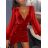 Strickpullover-Set für Damen (Einheitsgröße S/M) ITALIAN FASHION IMWE223972 rot S/M