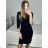 Langes, langärmliges Partykleid für Damen (Einheitsgröße S/M) ITALIAN FASHION IMM23056