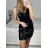 Sommerkleid Carmen aus Musselin für Damen (Einheitsgröße S/M) ITALIAN FASHION IMWE231506