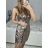 Sommerkleid Carmen aus Musselin für Damen (Einheitsgröße S/M) ITALIAN FASHION IMWE231506