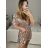 Overal letní variabilní zavazování dámské (S/M ONE SIZE) ITALSKÁ MÓDA IMM21876