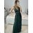 Langes, elegantes, ärmelloses Party-Abschlussballkleid für Damen (Einheitsgröße S/M) ITALIAN FASHION IMWBB223991 S/M schwarz