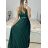 Langes, elegantes, ärmelloses Party-Abschlussballkleid für Damen (Einheitsgröße S/M) ITALIAN FASHION IMWBB223991 S/M schwarz