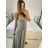 Elegantes, glitzerndes Pailletten-Trägerkleid für Damen (Einheitsgröße S/M) ITALIAN FASHION IMPLP2316560175 altrosa S/M