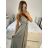 Elegantes, glitzerndes Pailletten-Trägerkleid für Damen (Einheitsgröße S/M) ITALIAN FASHION IMPLP2316560175 altrosa S/M