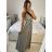 Elegantes, glitzerndes Pailletten-Trägerkleid für Damen (Einheitsgröße S/M) ITALIAN FASHION IMPLP2316560175 altrosa S/M