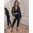 Set aus langen Spitzenhosen und Trägertop für Damen (Einheitsgröße S/M) ITALIAN FASHION IMPLP2332220125