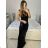 Langes, langärmliges Partykleid für Damen (Einheitsgröße S/M) ITALIAN FASHION IMM23056