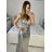 Langes, langärmliges Partykleid für Damen (Einheitsgröße S/M) ITALIAN FASHION IMM23056